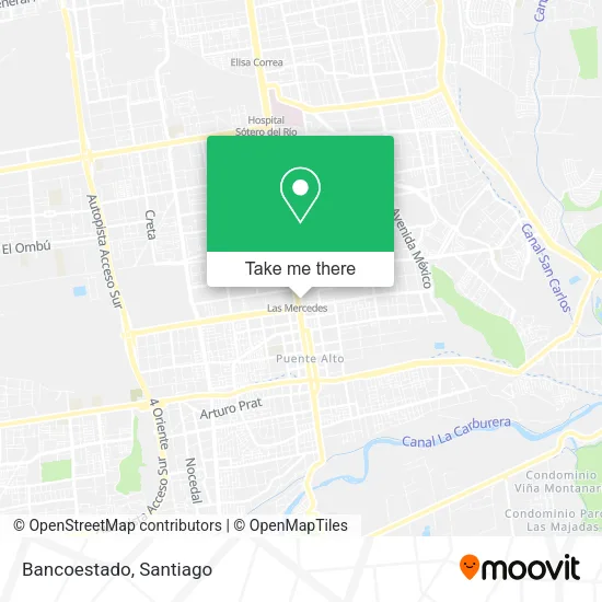 Bancoestado map