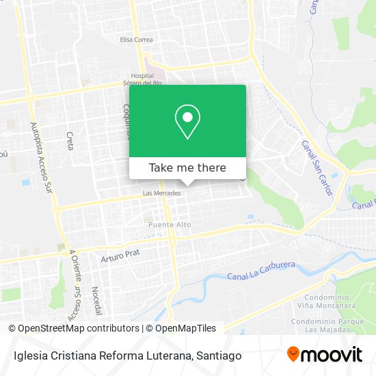 Mapa de Iglesia Cristiana Reforma Luterana