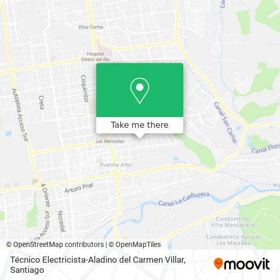 Técnico Electricista-Aladino del Carmen Villar map