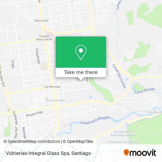 Mapa de Vidrierias-Integral Glass Spa