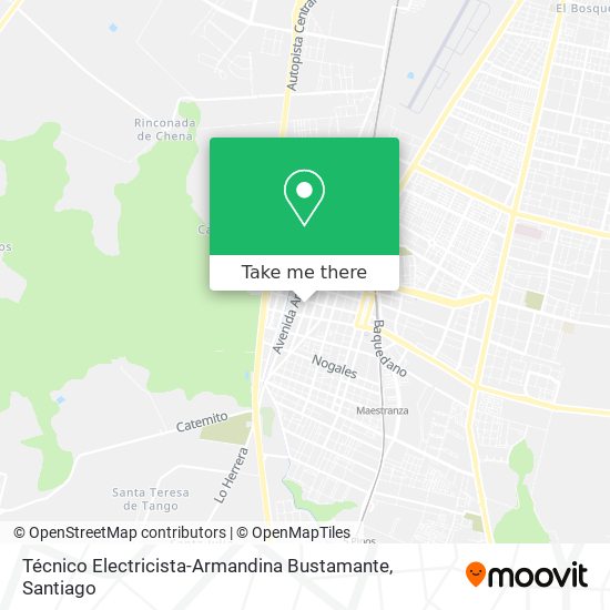 Técnico Electricista-Armandina Bustamante map