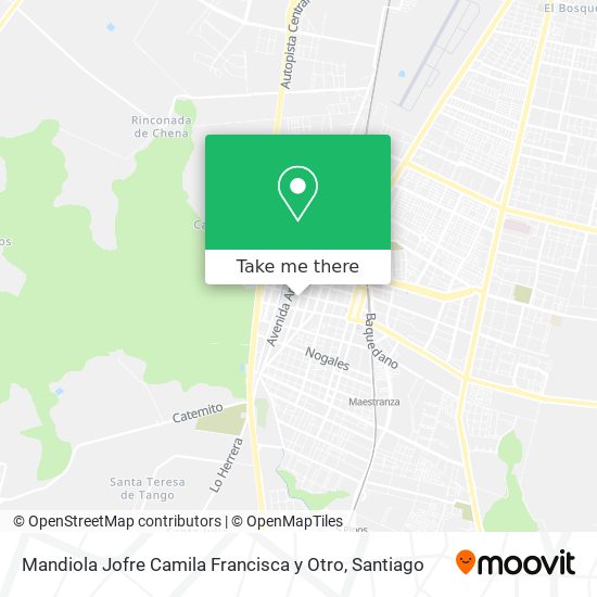 Mapa de Mandiola Jofre Camila Francisca y Otro