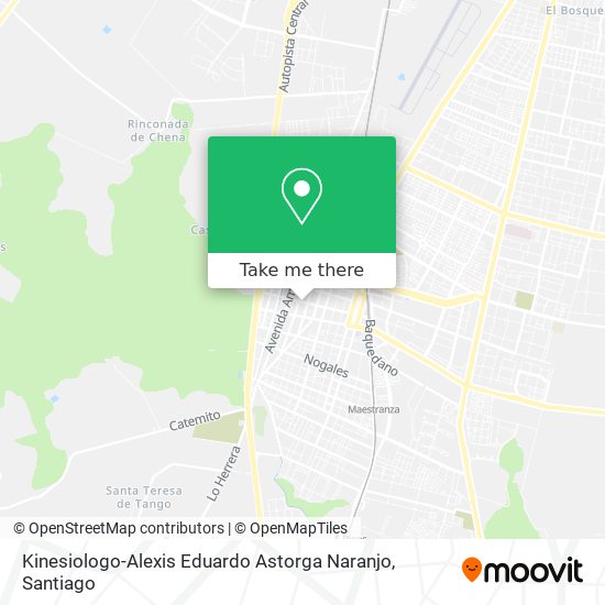 Kinesiologo-Alexis Eduardo Astorga Naranjo map