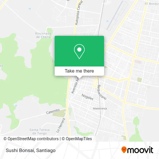 Mapa de Sushi Bonsai