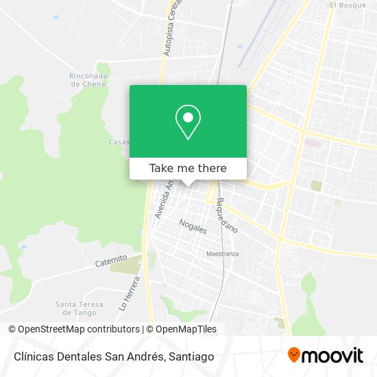 Mapa de Clínicas Dentales San Andrés