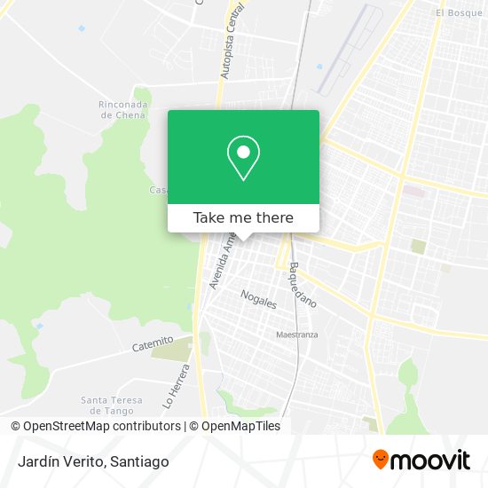 Mapa de Jardín Verito