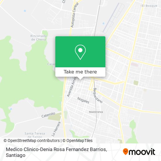 Medico Clinico-Denia Rosa Fernandez Barrios map