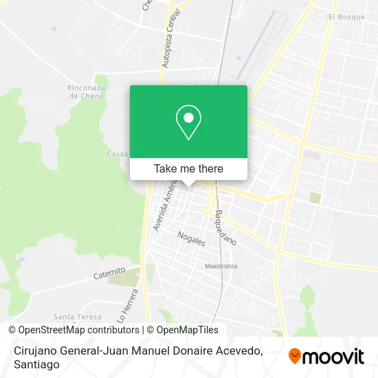 Cirujano General-Juan Manuel Donaire Acevedo map