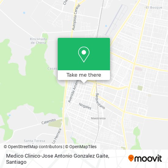 Mapa de Medico Clinico-Jose Antonio Gonzalez Gaite