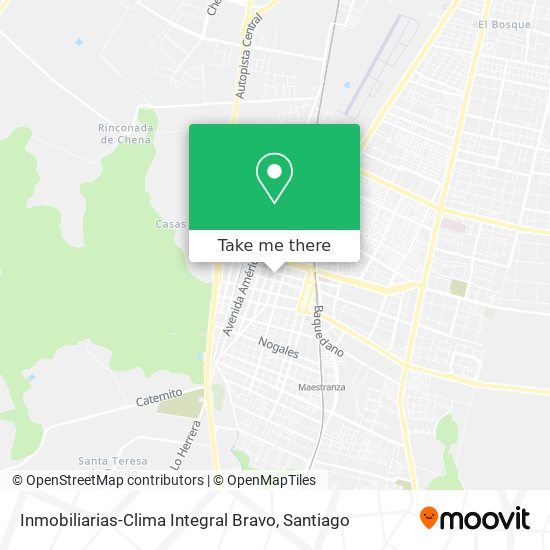 Mapa de Inmobiliarias-Clima Integral Bravo