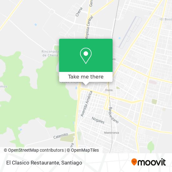 El Clasico Restaurante map