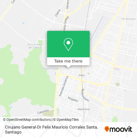 Cirujano General-Dr Felix Mauricio Corrales Santa map