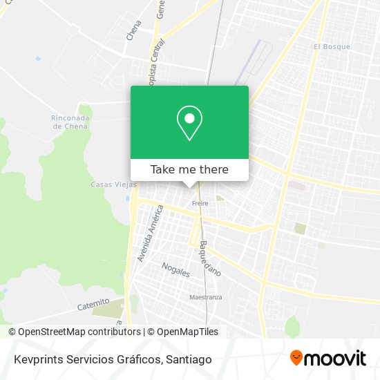 Mapa de Kevprints Servicios Gráficos