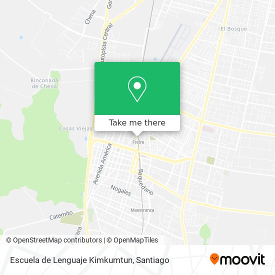 Escuela de Lenguaje Kimkumtun map