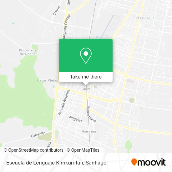 Escuela de Lenguaje Kimkumtun map