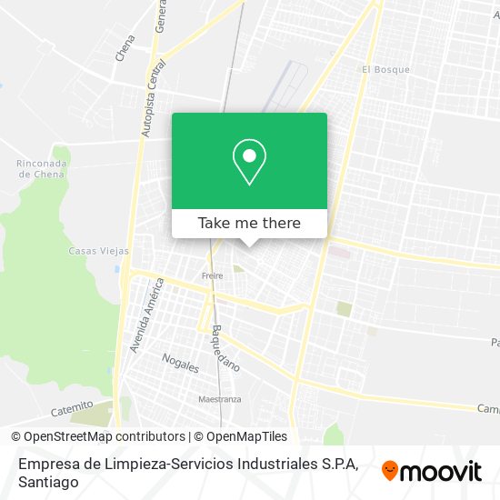 Empresa de Limpieza-Servicios Industriales S.P.A map