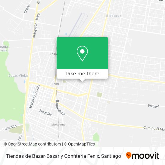 Tiendas de Bazar-Bazar y Confiteria Fenix map
