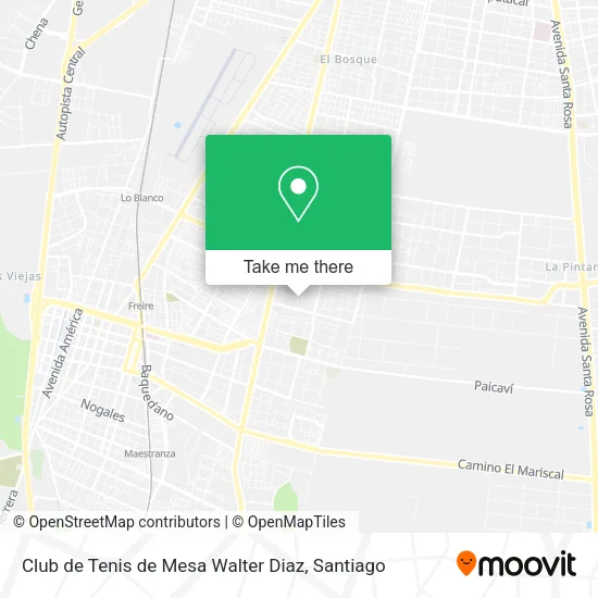 Club de Tenis de Mesa Walter Diaz map