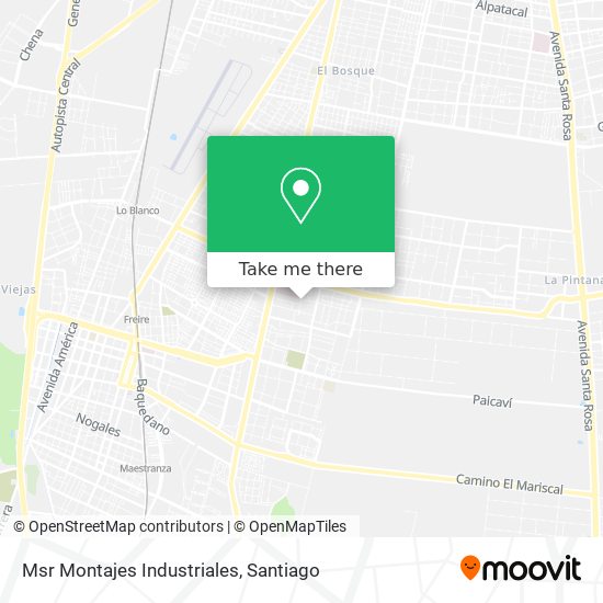Msr Montajes Industriales map
