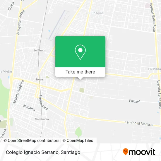 Colegio Ignacio Serrano map