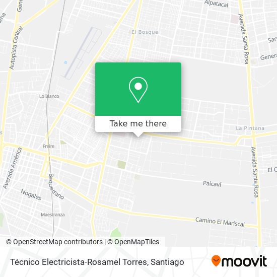 Técnico Electricista-Rosamel Torres map