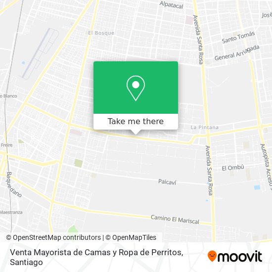 Venta Mayorista de Camas y Ropa de Perritos map