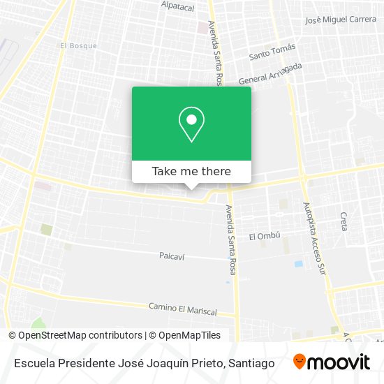 Escuela Presidente José Joaquín Prieto map