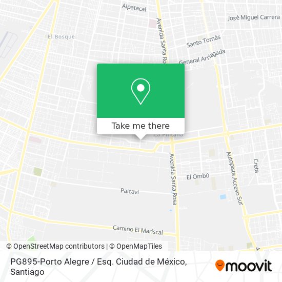 PG895-Porto Alegre / Esq. Ciudad de México map