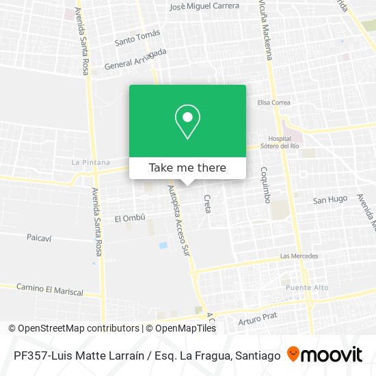 PF357-Luis Matte Larraín / Esq. La Fragua map