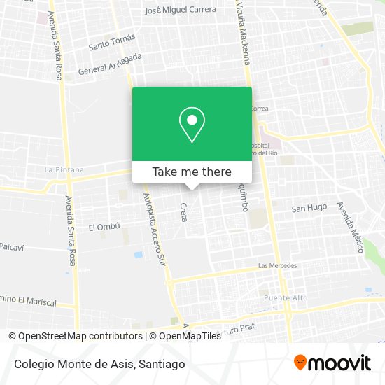 Colegio Monte de Asis map