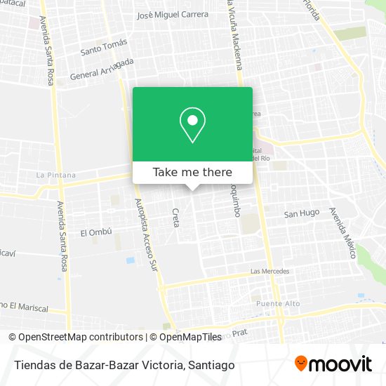 Tiendas de Bazar-Bazar Victoria map