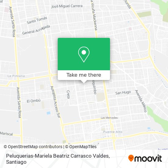 Peluquerias-Mariela Beatriz Carrasco Valdes map