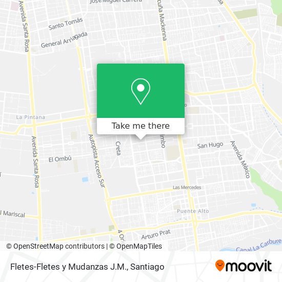 Fletes-Fletes y Mudanzas J.M. map