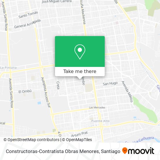 Mapa de Constructoras-Contratista Obras Menores