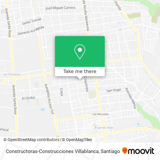 Mapa de Constructoras-Construcciones Villablanca