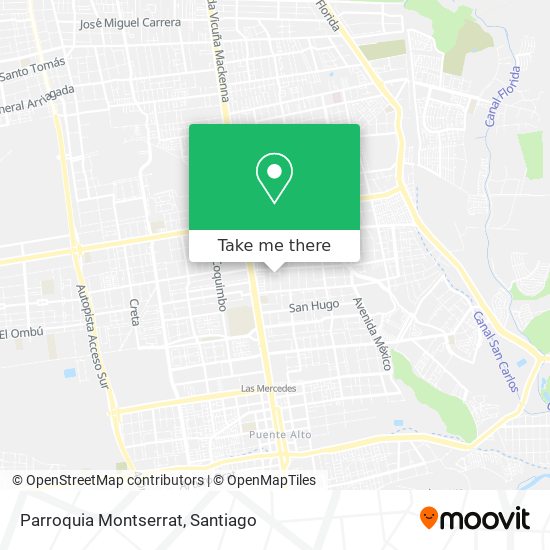 Parroquia Montserrat map