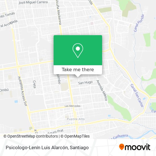 Psicologo-Lenín Luis Alarcón map