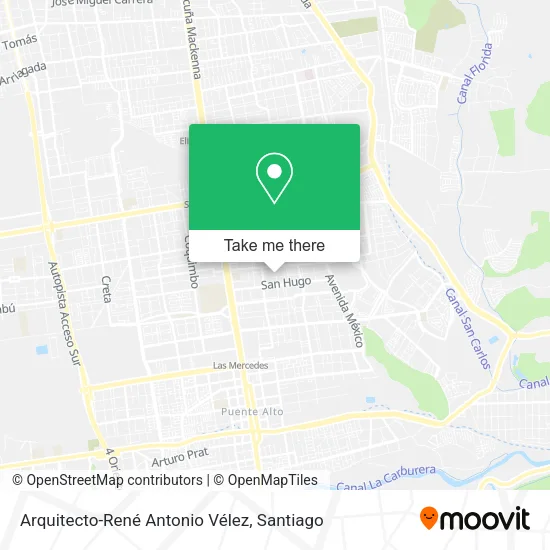 Arquitecto-René Antonio Vélez map