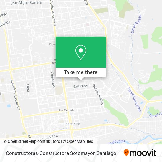 Constructoras-Constructora Sotomayor map