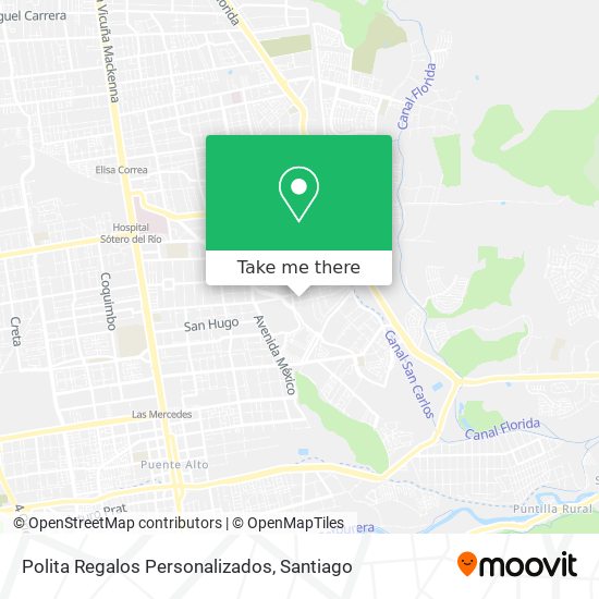 Polita Regalos Personalizados map