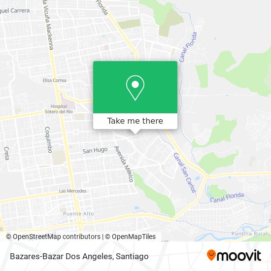 Bazares-Bazar Dos Angeles map