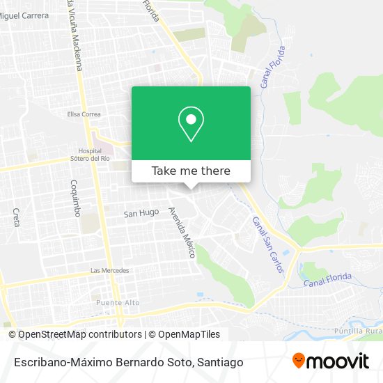 Escribano-Máximo Bernardo Soto map