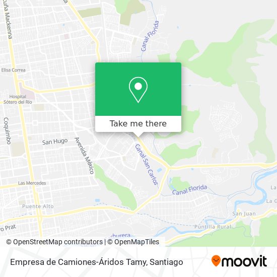 Empresa de Camiones-Áridos Tamy map