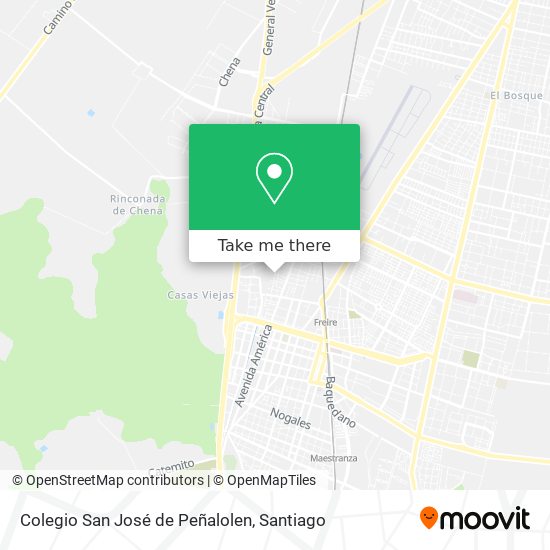 Mapa de Colegio San José de Peñalolen