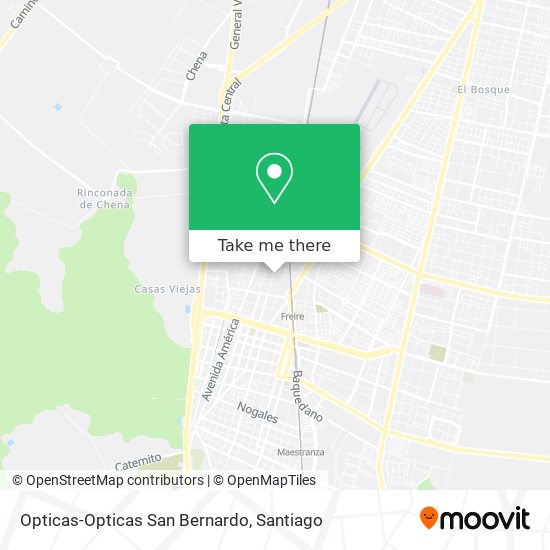 Mapa de Opticas-Opticas San Bernardo