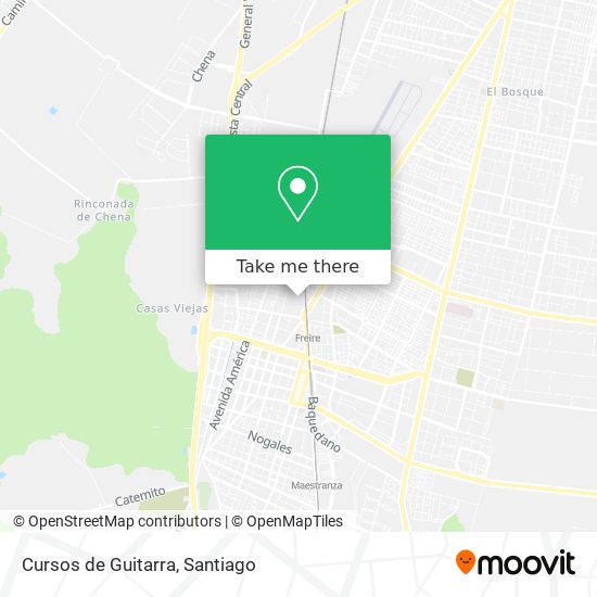 Mapa de Cursos de Guitarra