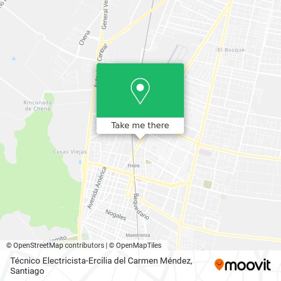 Mapa de Técnico Electricista-Ercilia del Carmen Méndez