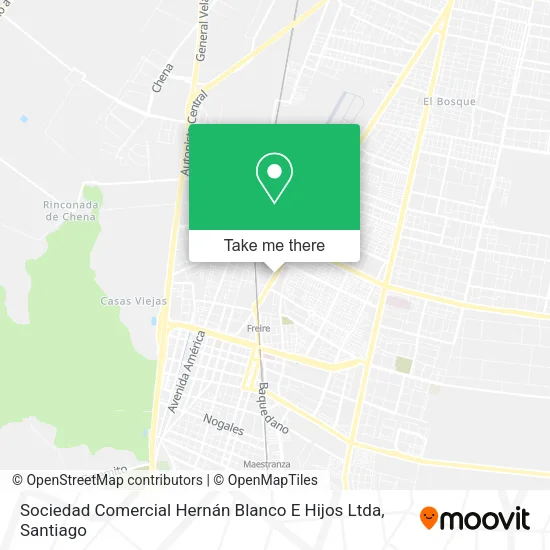 Sociedad Comercial Hernán Blanco E Hijos Ltda map