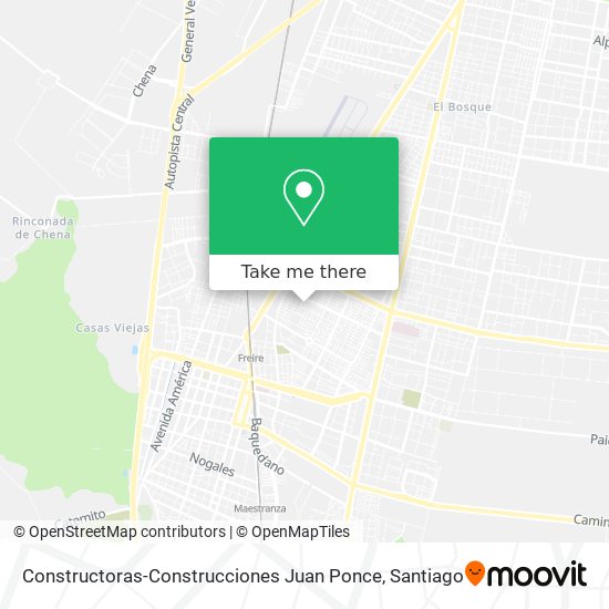 Mapa de Constructoras-Construcciones Juan Ponce