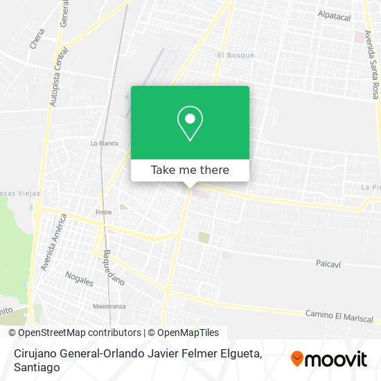 Cirujano General-Orlando Javier Felmer Elgueta map